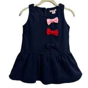 PAULINIE Fleece Peplum‎ Winter Dress, SIZE 7/8